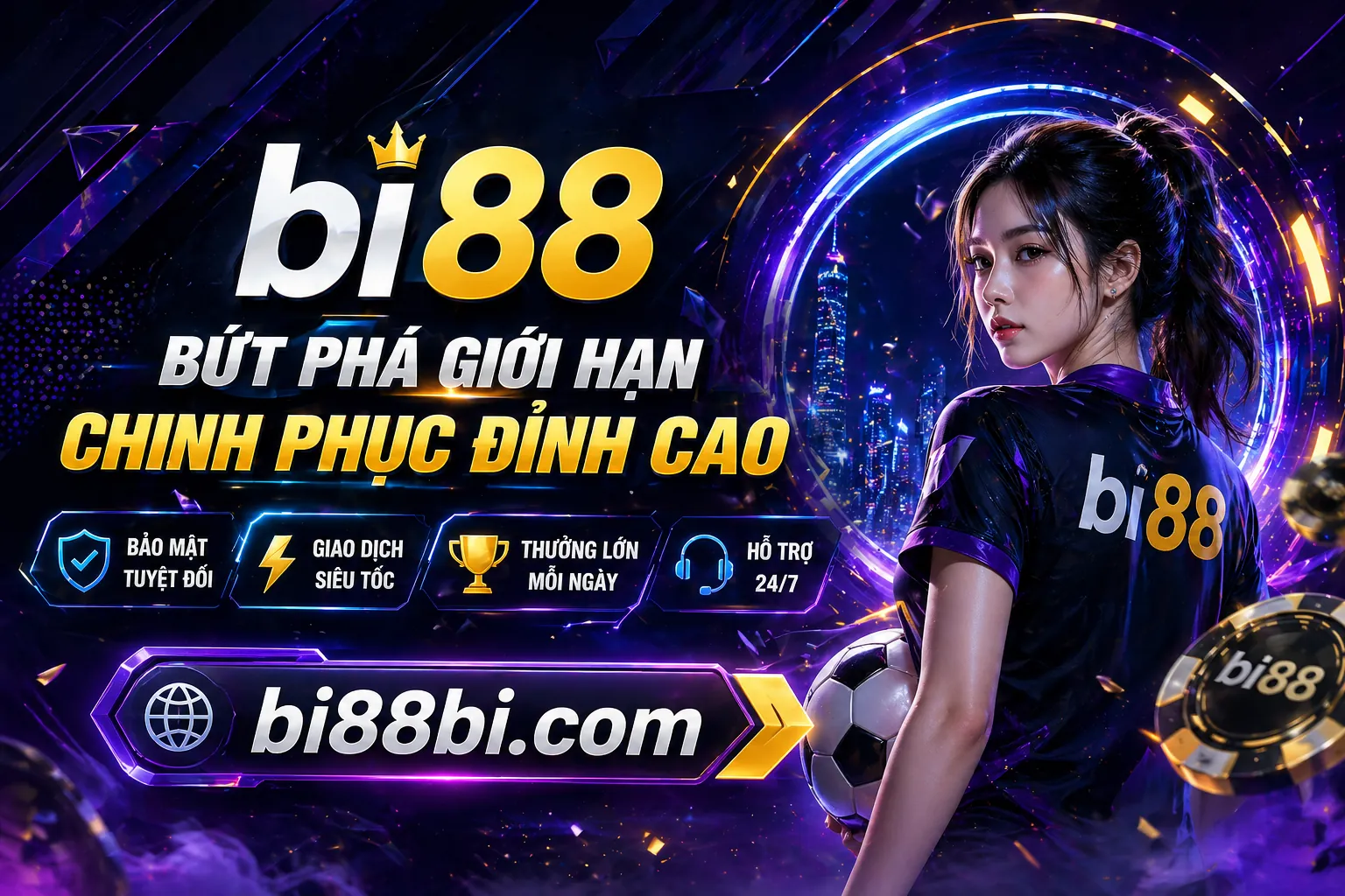 Banner chính bi88 – Nền tảng giải trí trực tuyến hàng đầu Việt Nam